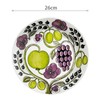 Arabia Paratissi Plate, 1005604 Plate, 10.2 inches (26 cm), Purple