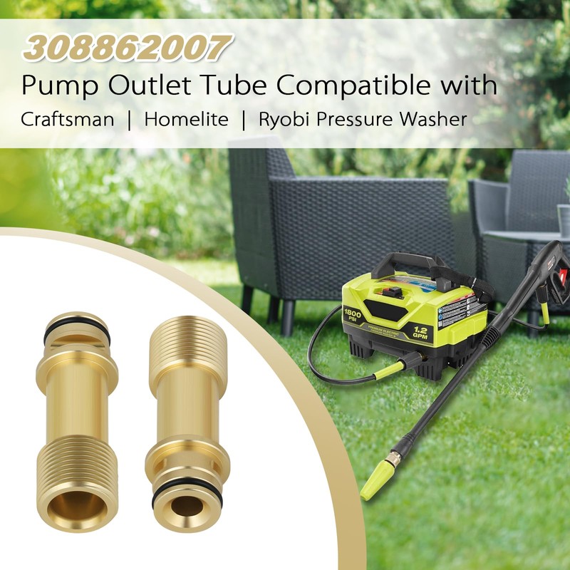 Outlet Tube Assembly 308862007 Pump Outlet Tube for Ryobi RY141600
