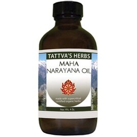 Tattva's Herbs Maha Vishgarbha Oil, Ayurvedic Massage Oil for Massage Therapy, Muscle and Joint Support Essential Oil, 8 fl oz Glass Bottle, 25 Years of Premium Service