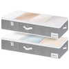 StorageWorks Extra Large Under Bed Storage Containers with Handles and