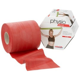 Deuser Unisex – Erwachsene Physio Band 150 Physioband, rot, 1,2m lang, 150mm breit