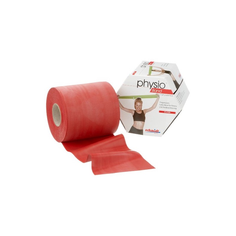 Deuser Unisex – Erwachsene Physio Band 150 Physioband, rot, 1,2m