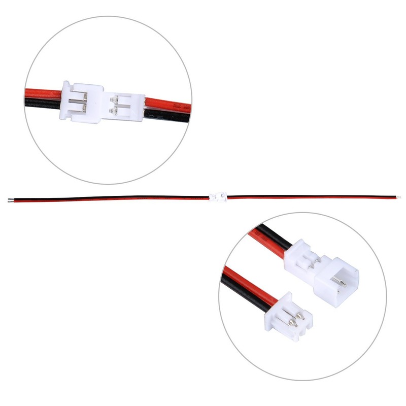 20 Pairs 1.25 mm Pin Micro Electrical Male and Female