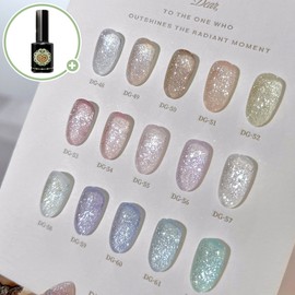 Divock Divok Bridal Shower Glitter Gel 15-piece Set / 디보크 브라이덜샤워 글리터젤 15종 세트