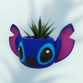Unbranded Lilo & Stitch ~ Flower + Pot Planter + Pen Holder  3D Printed USA