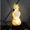 Solar Ground Insert Landscape Light Resin Parrot Shape Outdoor Garden