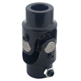 3/4" 30 Spline X 3/4" Round Steering Universal Joint U Joint Shaft Coupler Black - UC043