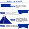 HAISIWLKJ 6 Pack Table Cloth 8ft Royal Blue Tablecloths for