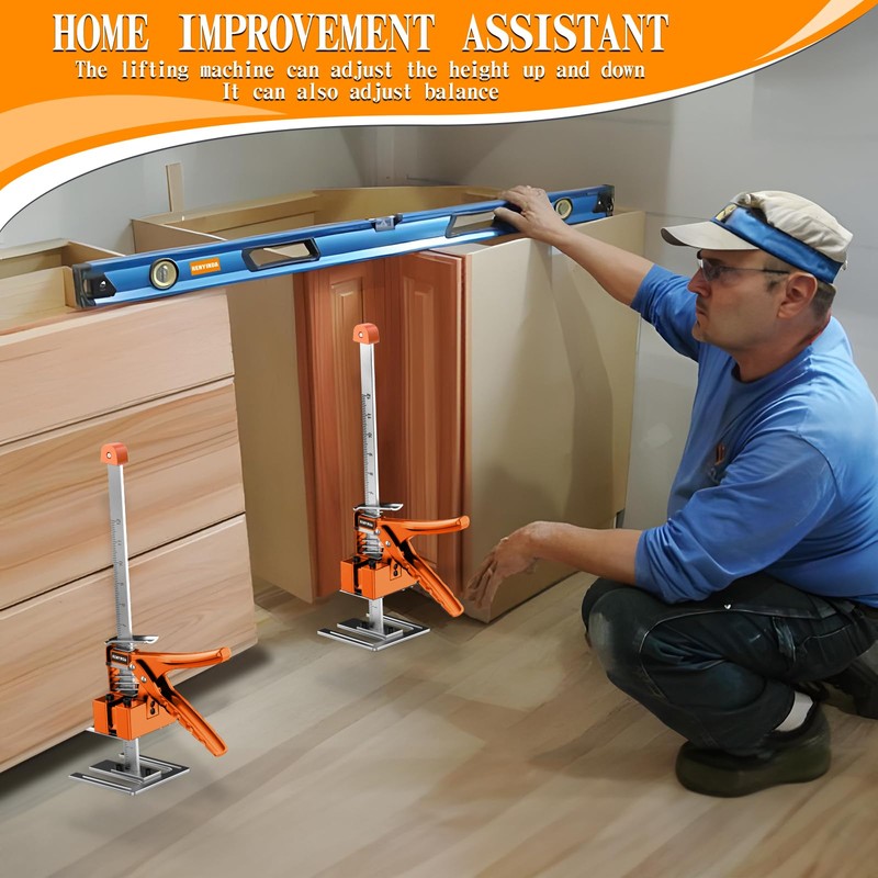 RENYINDA Labor-Saving Arm Jack Multifunctional Construction Jacks, Furniture Jacks，Lift Height