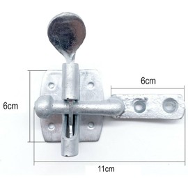 AARACHI Heavy Duty Self-Locking Garden Outdoor Lock Auto Gate Latch Catch Ideal for Front Auto Gate Latch Galvanised