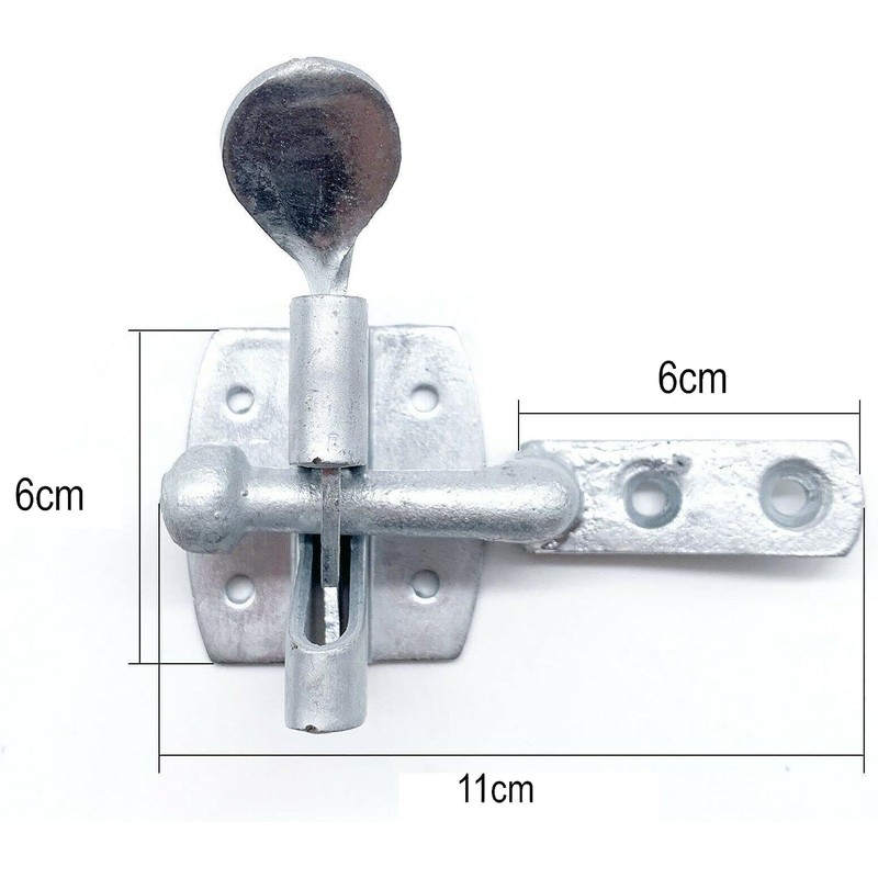AARACHI Heavy Duty Self-Locking Garden Outdoor Lock Auto Gate Latch