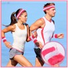 72 Pcs Bulk Striped Sweatband Set Include 24 Pcs Sweat
