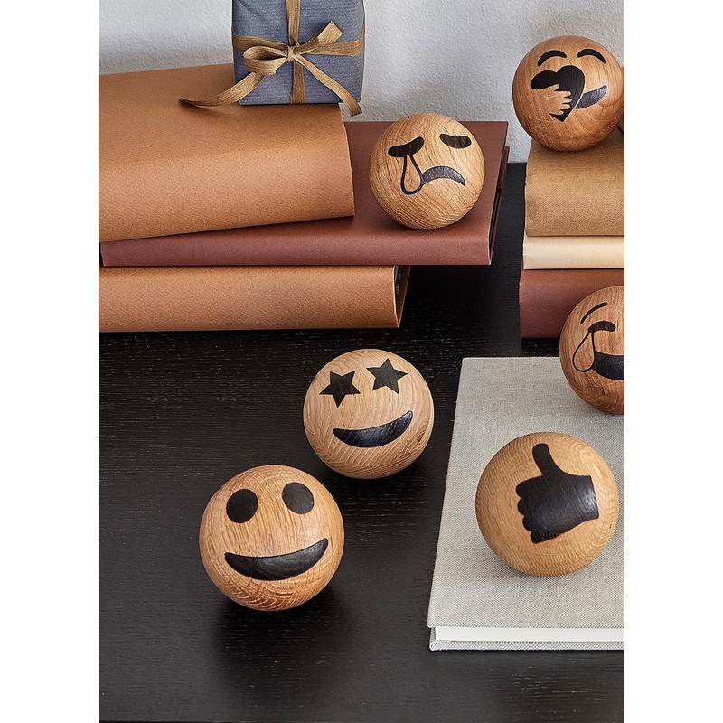 Spring Copenhagen Spring Emotions | grinning face | wooden emoticons