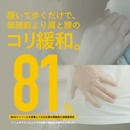 BMZ 立ち仕事 インソール アシトレワーカーズ L (26.5-27.5) 中敷き 衝撃吸収