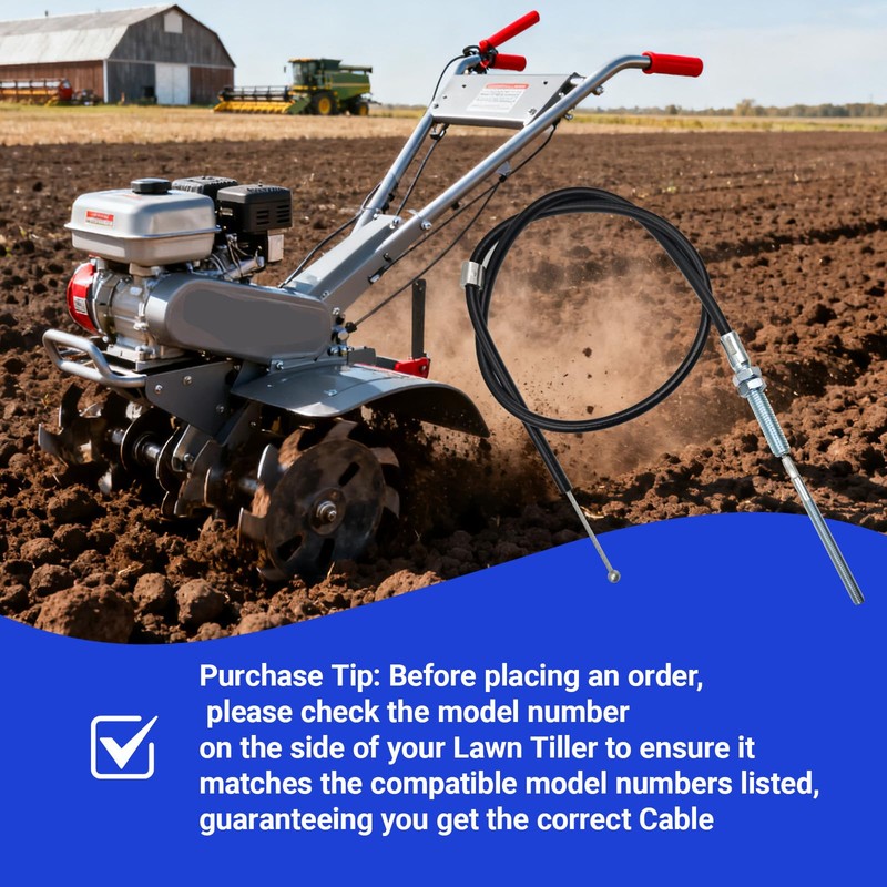 30588 Front Tine Tiller Cable - Compatible with Earthquake 20908/20970
