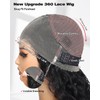 Alionly Hidden Strap 360 Glueless Lace Front Wigs 100% Human