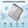 TICONN Waterproof Electrical Junction Box IP67 ABS Plastic Enclosure with