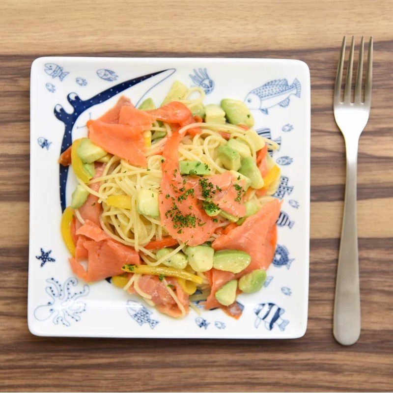 Natural 69 Set Product Hasami Ware QA03 Cocomarine Square Plate