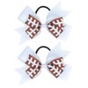 Football Hair Bow Hair Accessories Sport Hair Bow for Women