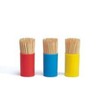 PAPSTAR 1 Box 10x450 Round Wooden Toothpicks, 6.8 cm in