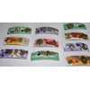 Colorful floral hair barrettes jewelry handcrafted unique art