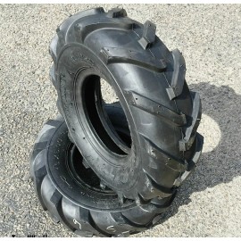 MAJOR Two New 13x5.00-6 13/5.00-6 SuperLug Lawn Mower Snowblower Tiller Tires TUBELESS