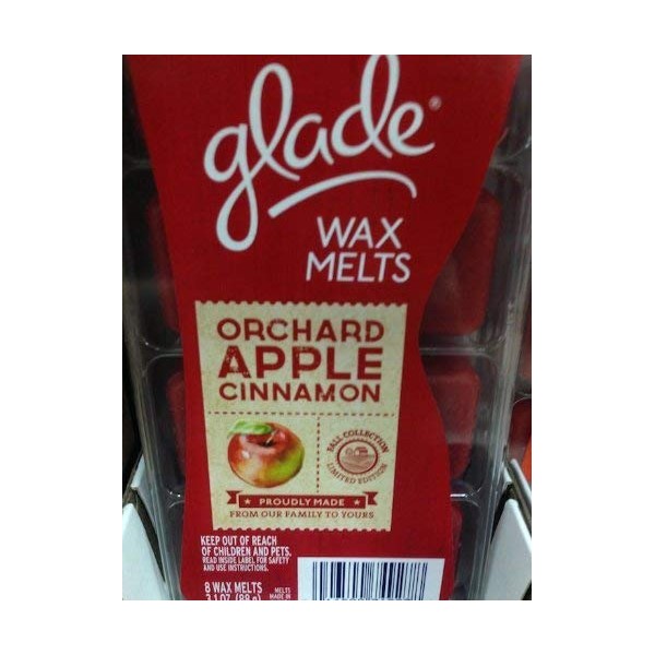 Glade Scented Wax Melts - ORCHARD APPLE CINNAMON (Limited Edition