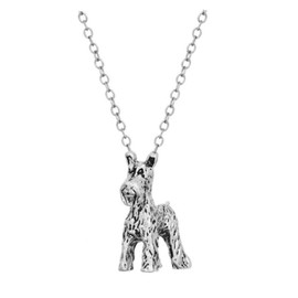 CrownOfRibbons Schnauzer Dog Necklace, in a Gift Bag