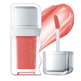COSNORI Flow Wave Lip Tint - Vegan Glassy Lip Gloss, Lightweight & Long-lasting, Plant-derived Oil Moisturizer (10 CORAL BOUQUET)