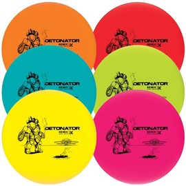 Remix Detonator Disc Golf Putter Sport Plastic 6-Count Variety Pack