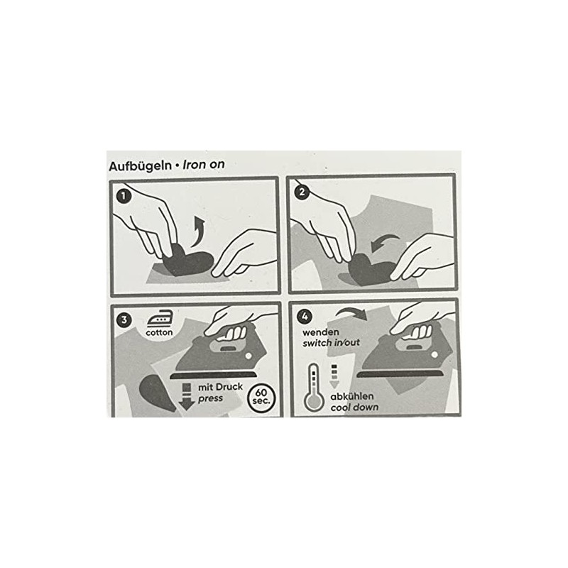 Mono Quick 121xx Bright Colourful Jungle Animal Applique, Iron-On Patch,