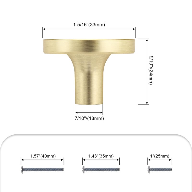 GOBEKOR 12 Pack Cabinet Knobs White Drawer Knobs Kitchen Cabinet