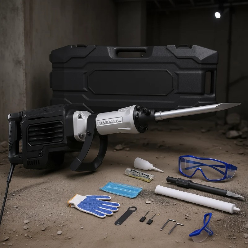 Electric Jackhammer 3000 W 1700 BPM SDS Max Concrete Breaker