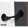 TERF® 75mm Heavy Duty Antique Black Cabin Door Hook and