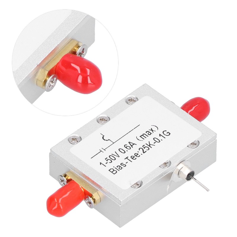 RF Isolated Capacitor Bias Tee Blocker Electronic Components 25K‑100MHz DC