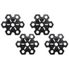 Dabada DA-1013 Trekking Pole/Walking Pole Rubber Caps, Baskets, Snow Baskets