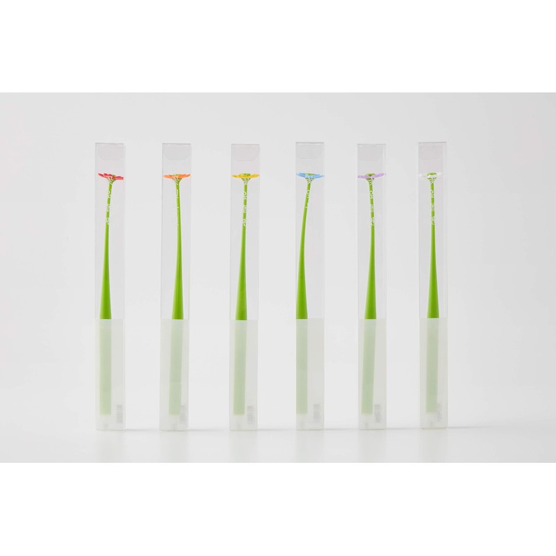 ZEUP BEAULEAF 920959 Water-Based Ballpoint Pen, Flower Pink