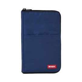 LIHITLAB - Estuche delgado para lápices (0,7 x 5,5 x 8,5 pulgadas), color índigo (A7653-11)