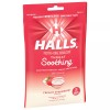 HALLS Throat Soothing (HALLS Breezers) Creamy Strawberry Throat Drops, 25