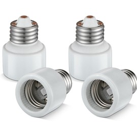 Light Socket Extender,Porcelain Socket Extension Adapter,E26 to E26 Standard Medium Screw Bulb Socket Extender Adapter,Recessed Socket Extension Converters