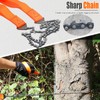 Pocket Chainsaw 26in Tree Limb Hand Rope Chain Saw 11