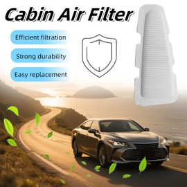 Muyesm Cabin Air Filter Compatible with Toyota Camry 2018-2023,Fit for Toyota Avalon 2019-2022 Replace G92DH-33050,G92DH33050 HV Battery Cooling Automobiles Filters Wear 1Pair white