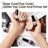 ROSALIND Base Coat Top Coat UV Nagellack Set,Base Coat und