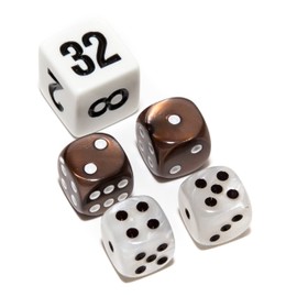 Bello Games Deluxe Marbleized Dice Sets 1/2"