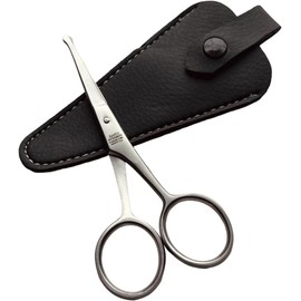 Bianco Instruments Nose Hair Scissors for Men and Women, Rounded Tip - Stainless Steel - Made in USA