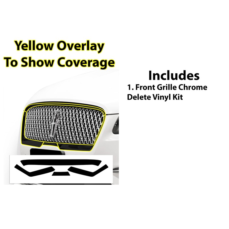 BOGAR TECH DESIGNS for Lincoln MKZ 2017-2020 Outer Front Chrome