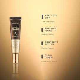 MEDICUBE Deep Reviving Peptide Eye Cream, Crema para Contorno de Ojos y Rostro con Complejo de Péptidos 20,000 ppm, Niacinamida, Colágeno y Ácido Hial