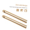 LABRIMP Magnetic Bamboo Food Tong Round Head Heat Resistant Kitchen