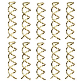 Spiral Bobby Pins 10 Pack Spin Pins, Spiral Hair Clip Spin Clip Bun Stick Pick for DIY Hair Style, Messy Bun Tool, Perfect Small Bun Bobbypins Bobbie Fashion (Blonde)
