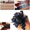 yuentoen 20 Pieces Leather Punching Tool Set, Leather Embossing Stamp,